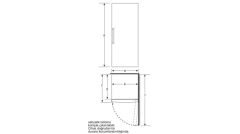 BOSCH GSV24VWF0N Serie 4 Solo Derin Dondurucu 146 x 60 cm Beyaz