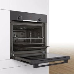 BOSCH HBF514BB1T SİYAH CAM ANKASTRE FIRIN