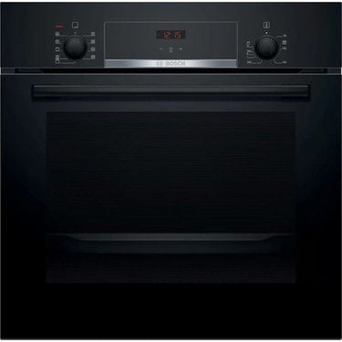 BOSCH HIF534EB0T BUHAR DESTEKLİ SİYAH CAM ANKASTRE FIRIN