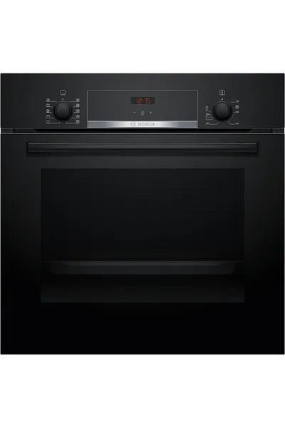BOSCH HIF534EB3T BUHAR DESTEKLİ SİYAH CAM ANKASTRE FIRIN