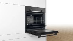 BOSCH HBF534EB0T SİYAH CAM ANKASTRE FIRIN