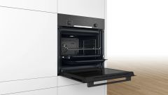 BOSCH HBF534EB3T SİYAH CAM ANKASTRE FIRIN