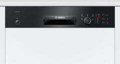 BOSCH SMI25DB01T YARI ANKASTRE 5 PROG. SİYAH BULAŞIK MAKİNESİ