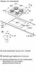 BOSCH POP6C6O92O DÖKÜM IZGARALI SİYAH CAM ANKASTRE OCAK