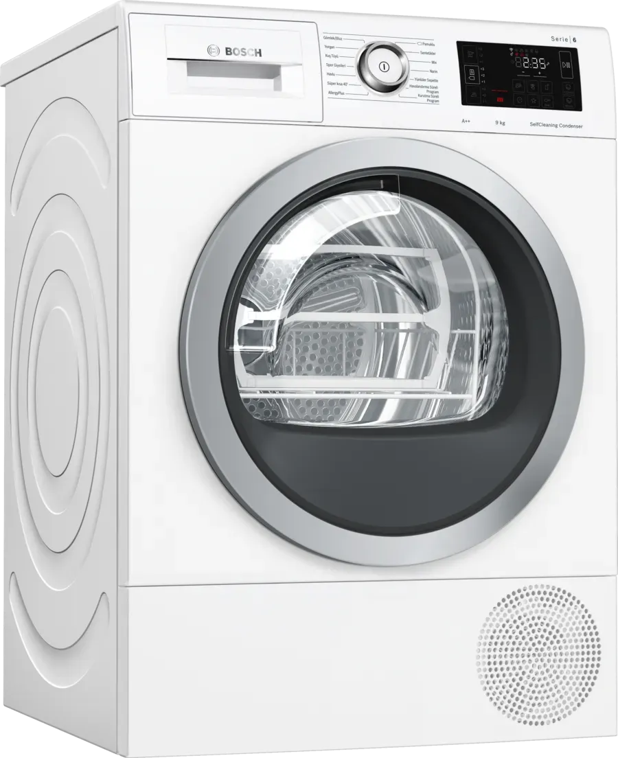 BOSCH WTWH8760TR 9 KG WI-FI ISI POMPALI KURUTMA MAKİNESİ